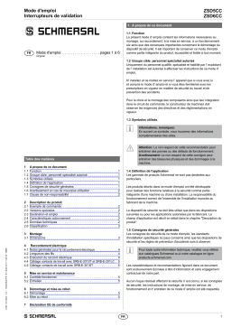 schmersal ZSD5CC Mode d'emploi
