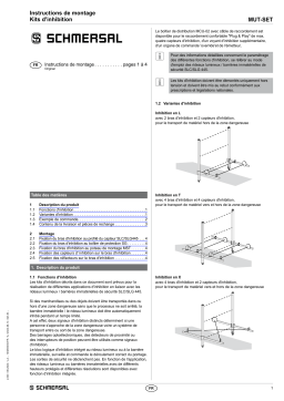 schmersal MUT-SET-T-04 Mode d'emploi
