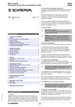 schmersal RS656-Z22-G115 Mode d'emploi