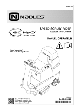 Nobles Speed Scrub Rider NA Mode d'emploi