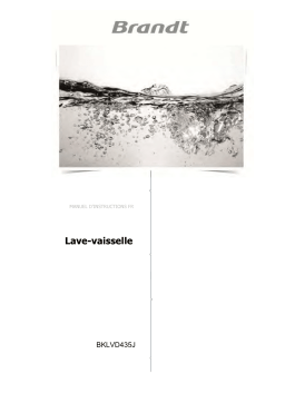 Brandt BKLVD435J Manuel du propriétaire