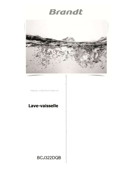 Brandt BCJ322DQB Manuel du propriétaire