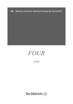 De Dietrich DOR7586BB Manuel du propriétaire