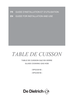 De Dietrich DPG3501B Manuel du propriétaire