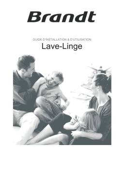 Brandt WFB283QN-02 Manuel du propriétaire