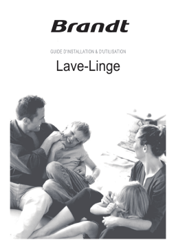 Brandt WFB394QW-01 Manuel du propriétaire