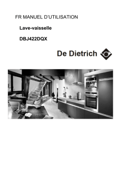 De Dietrich DBJ422DQX-01 Manuel du propriétaire