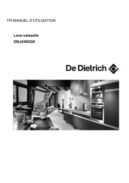De Dietrich DBJ430DQX-01 Manuel du propriétaire