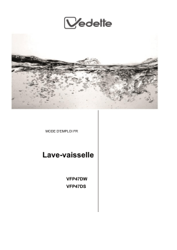 Vedette VFP47DW Manuel du propriétaire