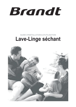 Brandt WDB184QW-01 Manuel du propriétaire