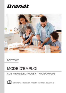 Brandt BCV2650W-01 Manuel du propriétaire