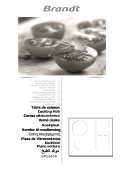 Brandt BPI264DB-01 Manuel du propriétaire