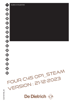 De Dietrich DKE4220X-1 Manuel du propriétaire