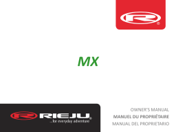 RIEJU MX12 250W Manuel du propriétaire