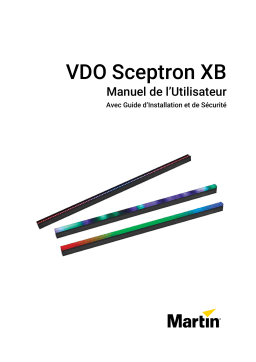 Martin VDO Sceptron XB Manuel du propriétaire