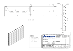 Renson Linius L.050HF Manuel utilisateur