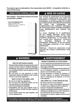 Maytag MG2S Guide d'installation