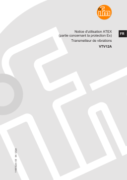 IFM VTV12A Mode d'emploi