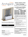 Archgard Kojin 62 Installation manuel
