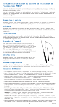 Hologic ATEC&reg; Introducer Localization System Mode d'emploi