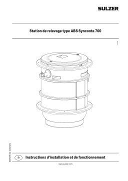Sulzer Synconta 700 and 700L Manuel utilisateur