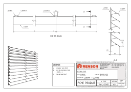 Renson Linius L.060HF Manuel utilisateur