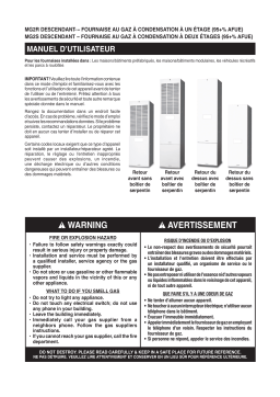 Intertherm MG2R Manuel utilisateur