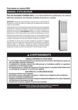 Intertherm M5SB Manuel utilisateur