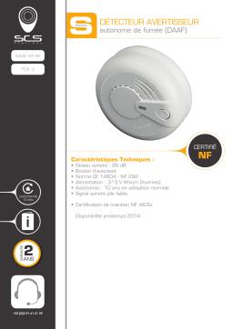 SCS Sentinel 3760074134755 Manuel du propriétaire