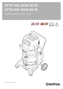 Nilfisk IVB 965-2H/M SD XC 230/1/50 EU Manuel utilisateur