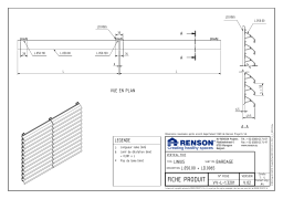 Renson Linius L.050.00 Manuel utilisateur