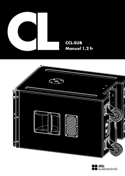 d&b audiotechnik CCL-SUB Manuel du propriétaire