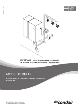 Condair MN Series Operation  Manuel utilisateur