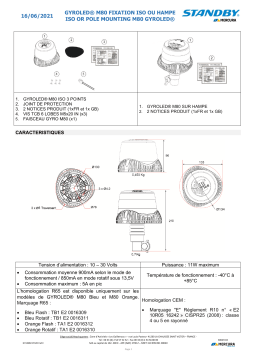 Standby LED Beacon Class 1 Mode d'emploi