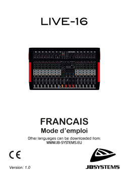 JB systems LIVE-16 Mode d'emploi