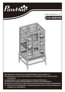 PawHut D10-089V00 Manuel utilisateur