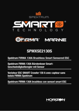 Horizon Hobby SPMXSE2130S Manuel utilisateur