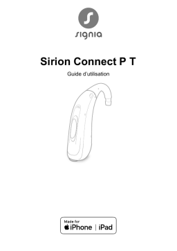 Signia Sirion Connect P T 75 Mode d'emploi