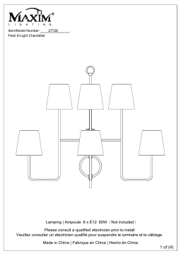 Maxim Lighting 27728 Manuel utilisateur