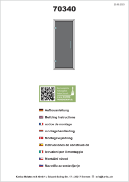 Karibu 70340 Manuel utilisateur