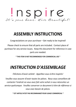 Inspire TORTORA Manuel utilisateur