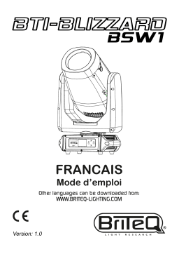 Briteq BTI-BLIZZARD BSW1 Manuel du propriétaire