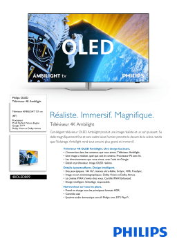 Philips 48OLED809-12 Manuel utilisateur