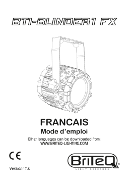 Briteq BTI-BLINDER1 FX Manuel du propriétaire