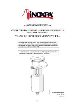 iNOXPA INNOVA F Manuel utilisateur