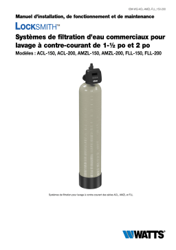 Watts FLL Guide d'installation