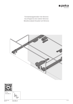 Peka Reinforcement bracket set Riverso Manuel utilisateur