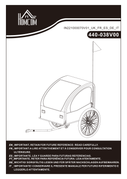 HOMCOM IN221000070V01 Manuel utilisateur