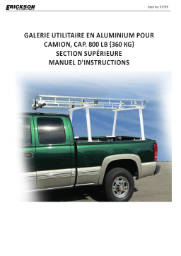 Erickson 9322405 Manuel du propri&eacute;taire