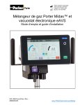 Porter  Midas Flowmeter and eAVS Guide d'installation